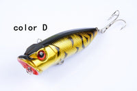 5X 6.5cm Popper Poppers Fishing Lure Lures Surface Tackle Fresh Saltwater Kings Warehouse 