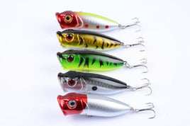 5X 6.5cm Popper Poppers Fishing Lure Lures Surface Tackle Fresh Saltwater Kings Warehouse 
