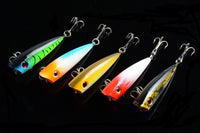 5X 6cm Popper Poppers Fishing Lure Lures Surface Tackle Fresh Saltwater Kings Warehouse 