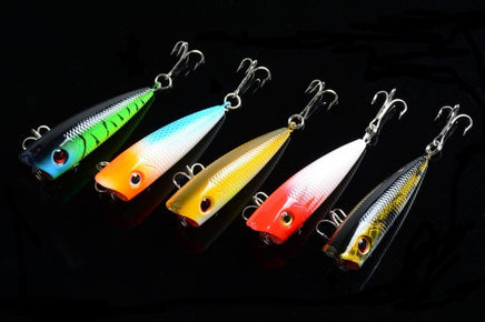 5X 6cm Popper Poppers Fishing Lure Lures Surface Tackle Fresh Saltwater Kings Warehouse 