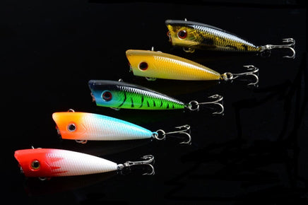 5X 6cm Popper Poppers Fishing Lure Lures Surface Tackle Fresh Saltwater Kings Warehouse 