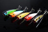 5X 6cm Popper Poppers Fishing Lure Lures Surface Tackle Fresh Saltwater Kings Warehouse 