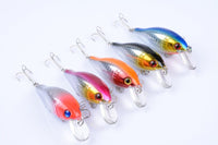 5x 7.5cm Popper Crank Bait Fishing Lure Lures Surface Tackle Saltwater Kings Warehouse 