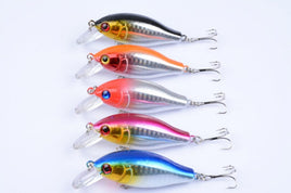 5x 7.5cm Popper Crank Bait Fishing Lure Lures Surface Tackle Saltwater Kings Warehouse 