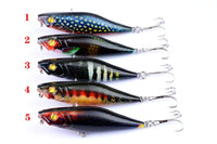 5X 7.5cm Popper Poppers Fishing Lure Lures Surface Tackle Fresh Saltwater Kings Warehouse 