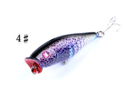 5X 7.5cm Popper Poppers Fishing Lure Lures Surface Tackle Fresh Saltwater Kings Warehouse 