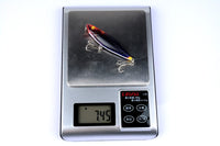5X 7.5cm Popper Poppers Fishing Lure Lures Surface Tackle Fresh Saltwater Kings Warehouse 