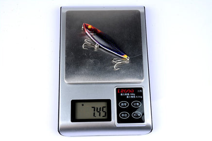 5X 7.5cm Popper Poppers Fishing Lure Lures Surface Tackle Fresh Saltwater Kings Warehouse 