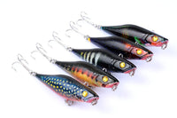 5X 7.5cm Popper Poppers Fishing Lure Lures Surface Tackle Fresh Saltwater Kings Warehouse 