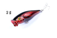 5X 7.5cm Popper Poppers Fishing Lure Lures Surface Tackle Fresh Saltwater Kings Warehouse 