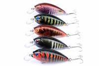 5x 7cm Popper Crank Bait Fishing Lure Lures Surface Tackle Saltwater Kings Warehouse 