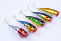 5X 7cm Popper Poppers Fishing Lure Lures Surface Tackle Fresh Saltwater Kings Warehouse 