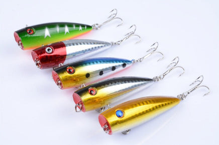 5X 7cm Popper Poppers Fishing Lure Lures Surface Tackle Fresh Saltwater Kings Warehouse 