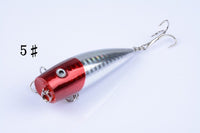 5X 7cm Popper Poppers Fishing Lure Lures Surface Tackle Fresh Saltwater Kings Warehouse 