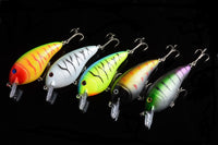 5x 8.5cm Popper Crank Bait Fishing Lure Lures Surface Tackle Saltwater Kings Warehouse 