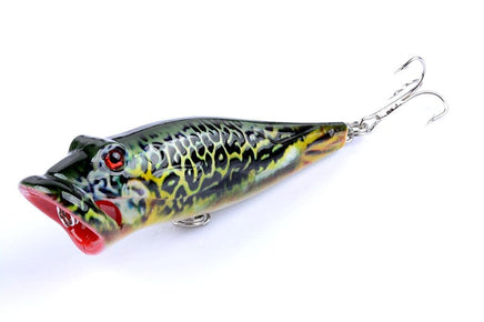 5X 8cm Popper Poppers Fishing Lure Lures Surface Tackle Fresh Saltwater Kings Warehouse 