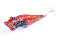 5X 8cm Popper Poppers Fishing Lure Lures Surface Tackle Fresh Saltwater Kings Warehouse 