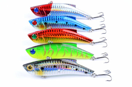 5x 9cm Vib Bait Fishing Lure Lures Hook Tackle Saltwater Kings Warehouse 