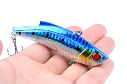 5x 9cm Vib Bait Fishing Lure Lures Hook Tackle Saltwater Kings Warehouse 