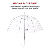 5x Clear Transparent Rain Walking Umbrella Parasol PVC Dome Wedding Party Favour Home & Garden Kings Warehouse 