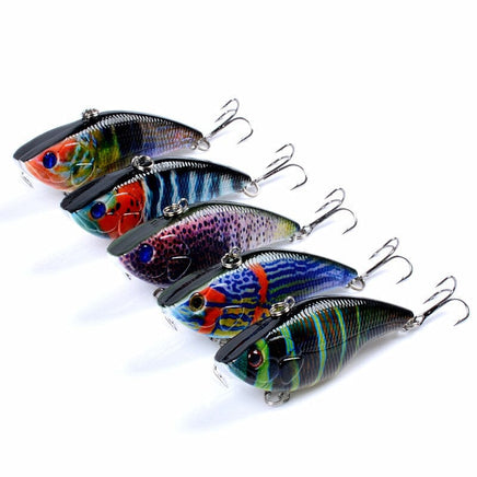5X Popper Poppers Fishing Vib Lure Lures Surface Tackle Fresh Saltwater Kings Warehouse 