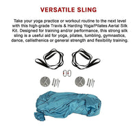 5x2.8m Yoga Pilates Aerial Silk Kit Swing Anti-Gravity Hammock Sports & Fitness Kings Warehouse 