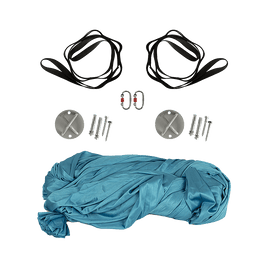 5x2.8m Yoga Pilates Aerial Silk Kit Swing Anti-Gravity Hammock Sports & Fitness Kings Warehouse 