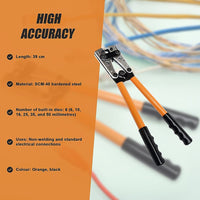 6-50 mm2 Wire Crimper Cable Crimp Electric Tube Crimping Hand Tool Battery Lug Tools Kings Warehouse 