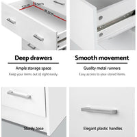 6 Chest of Drawers - ANDES White Furniture Kings Warehouse 