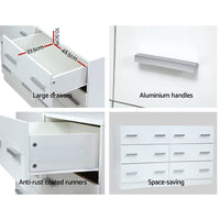 6 Chest of Drawers - VEDA White Furniture Kings Warehouse 