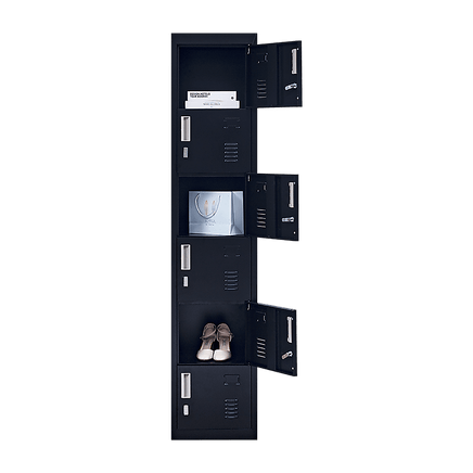 6-Door Locker for Office Gym Shed School Home Storage Furniture Kings Warehouse 