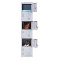 6-Door Locker for Office Gym Shed School Home Storage Furniture Kings Warehouse 