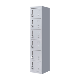 6-Door Locker for Office Gym Shed School Home Storage Furniture Kings Warehouse 