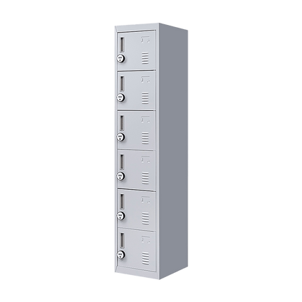 6-Door Locker for Office Gym Shed School Home Storage Furniture Kings Warehouse 