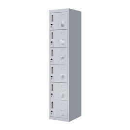 6-Door Locker for Office Gym Shed School Home Storage Furniture Kings Warehouse 