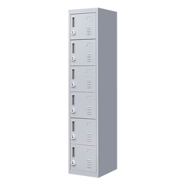 6-Door Locker for Office Gym Shed School Home Storage Furniture Kings Warehouse 