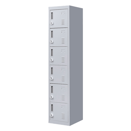 6-Door Locker for Office Gym Shed School Home Storage Furniture Kings Warehouse 