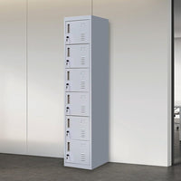 6-Door Locker for Office Gym Shed School Home Storage Furniture Kings Warehouse 