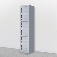 6-Door Locker for Office Gym Shed School Home Storage Furniture Kings Warehouse 