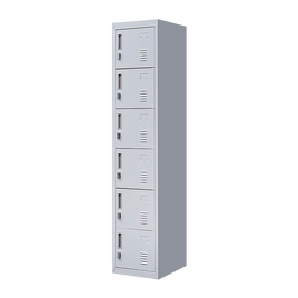 6-Door Locker for Office Gym Shed School Home Storage Furniture Kings Warehouse 