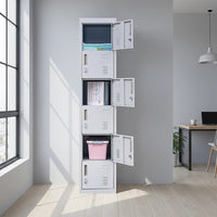 6-Door Locker for Office Gym Shed School Home Storage Furniture Kings Warehouse 