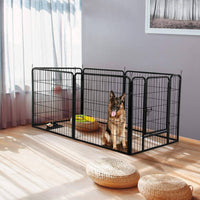 6 Panel Pet Dog Cat Bunny Puppy Play pen Playpen 60x80 cm Exercise Cage Dog Panel Fence coops & hutches Kings Warehouse 