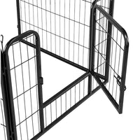 6 Panel Pet Dog Cat Bunny Puppy Play pen Playpen 60x80 cm Exercise Cage Dog Panel Fence coops & hutches Kings Warehouse 