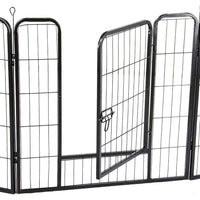 6 Panel Pet Dog Cat Bunny Puppy Play pen Playpen 80x80cm Exercise Cage Dog Panel Fence coops & hutches Kings Warehouse 