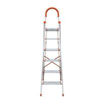 6 Step Ladder Multi-Purpose Folding Aluminium Light Weight Non Slip Platform Tools Kings Warehouse 