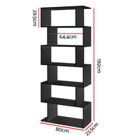 6 Tier Display Shelf - Black Redecorate for Winter Kings Warehouse 