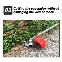 6" Weed Brush Steel Wire LawnMower Grass Cutter Head Garden Trimmer Wheel AU Auto Accessories Kings Warehouse 
