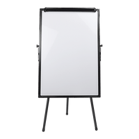 60 x 90cm Magnetic Writing Whiteboard Dry Erase w/ Height Adjustable Tripod Stand Furniture Kings Warehouse 