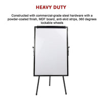 60 x 90cm Magnetic Writing Whiteboard Dry Erase w/ Height Adjustable Tripod Stand Kings Warehouse 