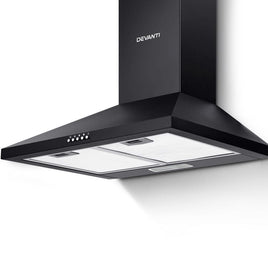 600mm Range Hood 60cm Rangehood Black Appliances Kings Warehouse 